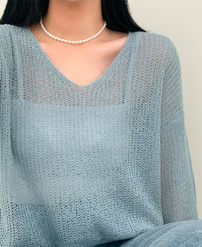 Beidelli(ベイデリ)胸キュンシースルーブクルニット