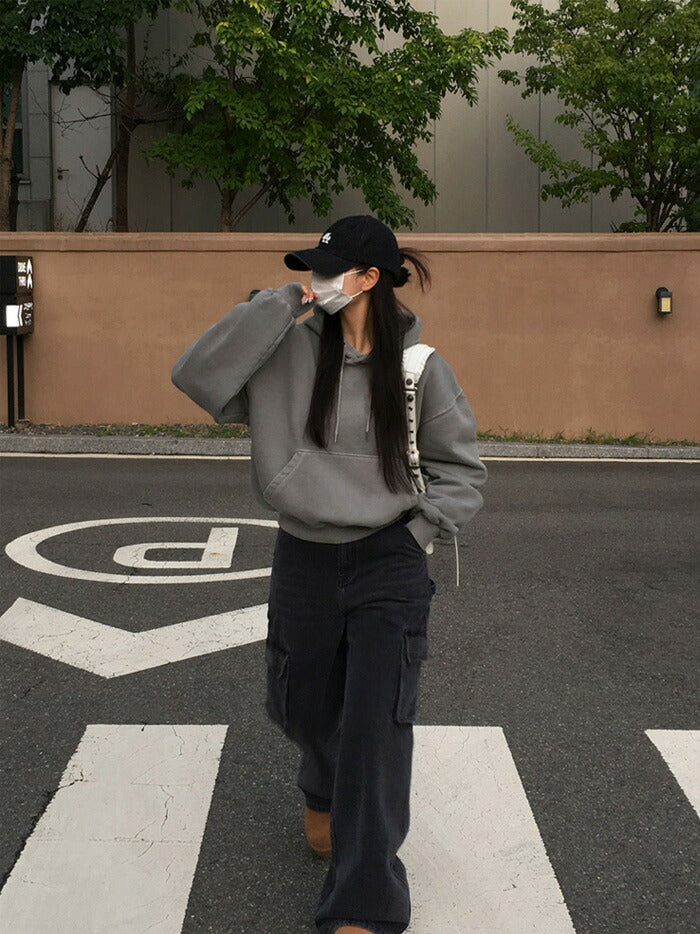 Beidelli(ベイデリ)[BELLIDE MADE] ビンテージウォッシングワイドカーゴパンツ