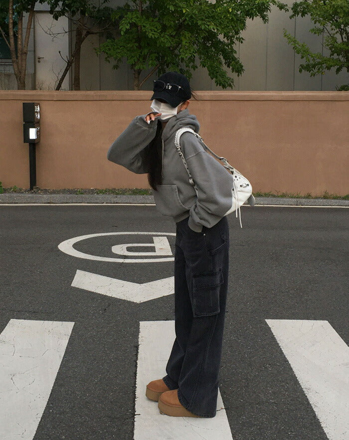 Beidelli(ベイデリ)[BELLIDE MADE] ビンテージウォッシングワイドカーゴパンツ