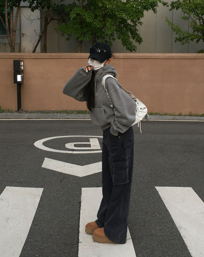 Beidelli(ベイデリ)[BELLIDE MADE] ビンテージウォッシングワイドカーゴパンツ