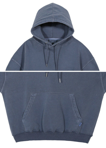 Beidelli(ベイデリ)[BELLIDE MADE] 裏起毛ビンテージピグメントクロップドパーカー
