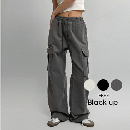 BLACK UP(ブラックアップ)クリフコットンカーゴパンツ