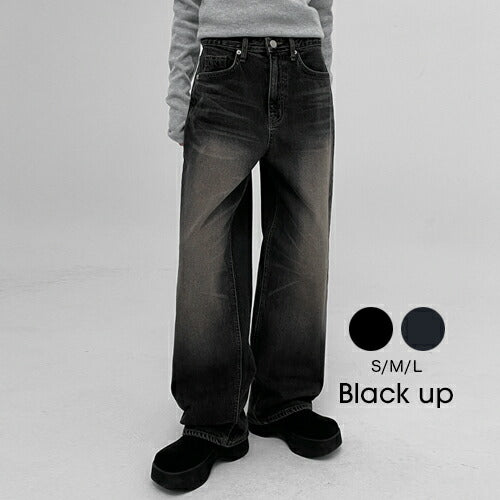BLACK UP(ブラックアップ) クアスタンダード起毛デニムパンツ