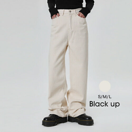 BLACK UP(ブラックアップ) リチョワイドコットンパンツ