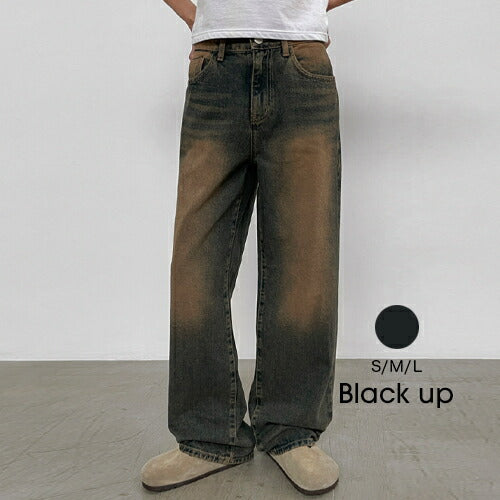 BLACKUP(ブラックアップ)ペーパースタンダードデニムパンツ