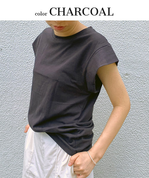 NANING9コラボ フレンチスリーブTシャツ