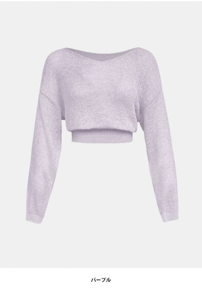 Cozy＆Kitsch(コージー＆キッチ)ハムレットネットクロップニット