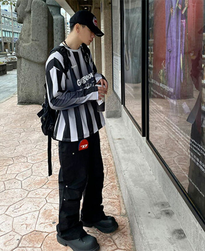 HOLY IN CODE(ホーリーインコード)no.9988 gorgeous stripe jersey t