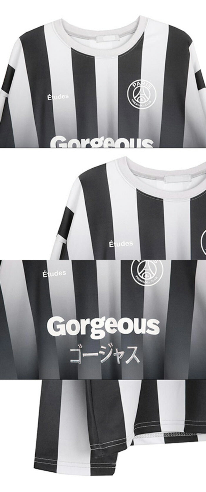 HOLY IN CODE(ホーリーインコード)no.9988 gorgeous stripe jersey t