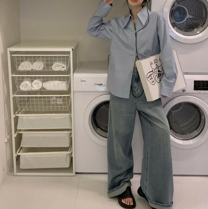 KICKSEWING（キックスウィング）リチャーカラバックポイントシャツ
