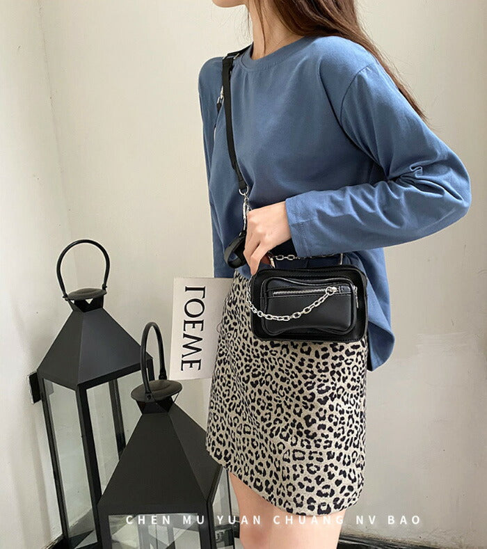 KICKSEWING（キックスウィング）チャイリンレザー チェーン ショルダーバッグ