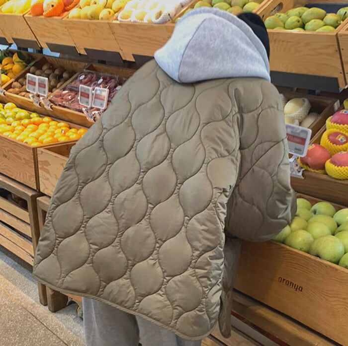 KICKSEWING（キックスウィング）アンソンボーイフィットキルティングオーバーフィットダウン ジャケット