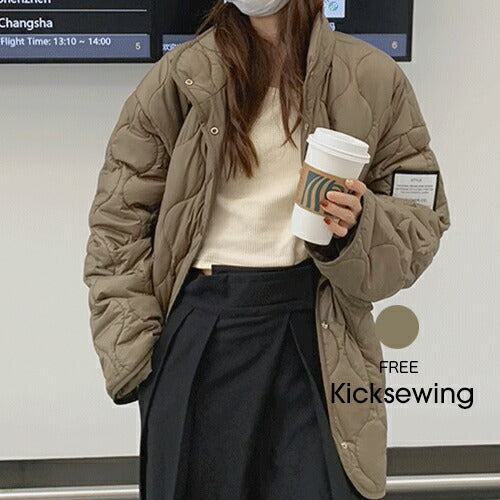 KICKSEWING（キックスウィング）アンソンボーイフィットキルティングオーバーフィットダウン ジャケット