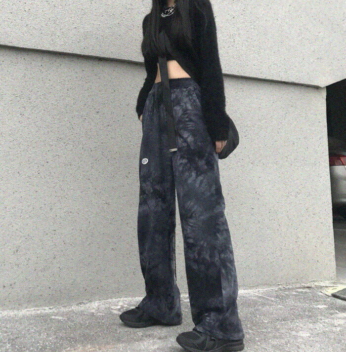 KICKSEWING（キックスウィング）ヴィンテージ捺染バンディングパンツ