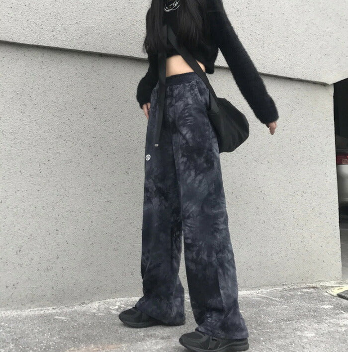 KICKSEWING（キックスウィング）ヴィンテージ捺染バンディングパンツ