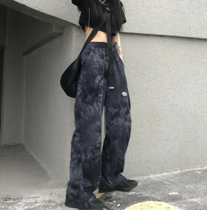 KICKSEWING（キックスウィング）ヴィンテージ捺染バンディングパンツ