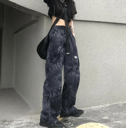 KICKSEWING（キックスウィング）ヴィンテージ捺染バンディングパンツ