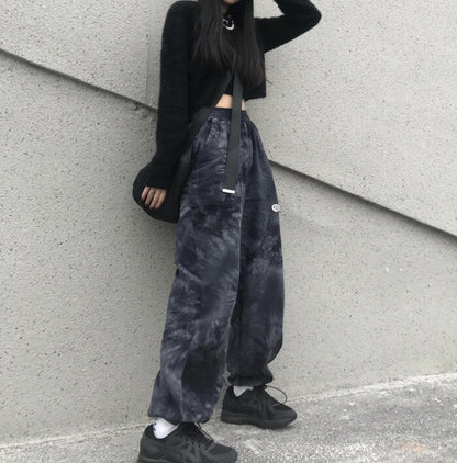 KICKSEWING（キックスウィング）ヴィンテージ捺染バンディングパンツ