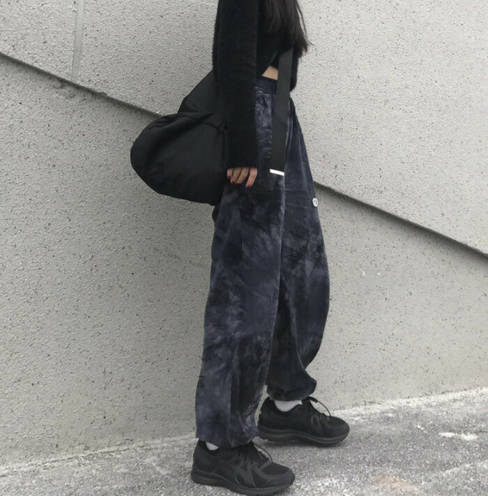 KICKSEWING（キックスウィング）ヴィンテージ捺染バンディングパンツ
