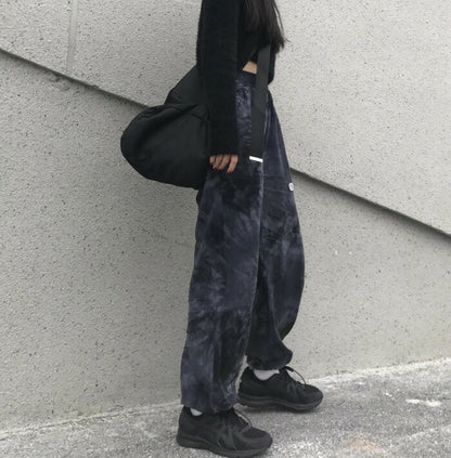 KICKSEWING（キックスウィング）ヴィンテージ捺染バンディングパンツ
