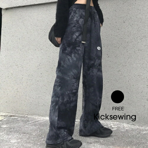 KICKSEWING（キックスウィング）ヴィンテージ捺染バンディングパンツ