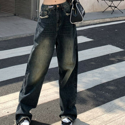 KICKSEWING（キックスウィング）ミケロジーンズワイドデニムパンツ