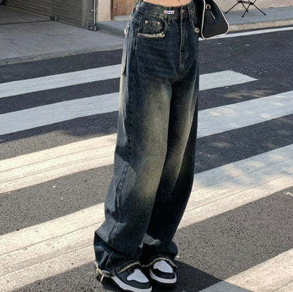 KICKSEWING（キックスウィング）ミケロジーンズワイドデニムパンツ