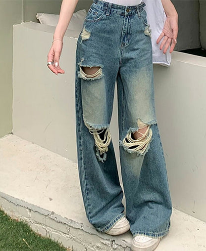KICKSEWING（キックスウィング）アッシュワイドビンテージデニムパンツ