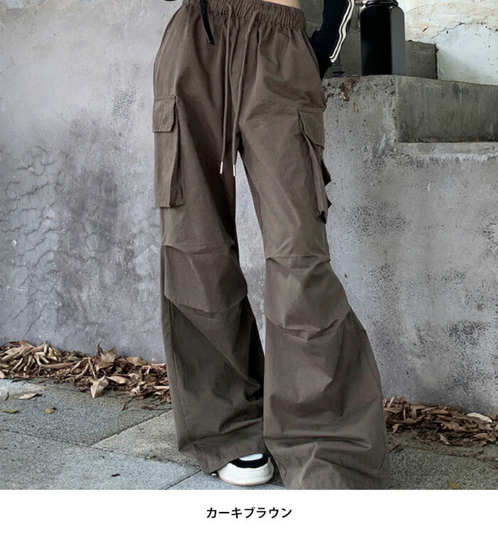 KICKSEWING（キックスウィング）トレントバンディングワイドカーゴパンツ