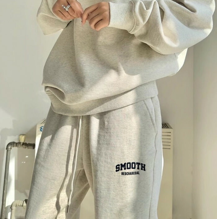 KICKSEWING（キックスウィング）裏起毛オーバーフィットスウェット＆ジョガーパンツセットアップ
