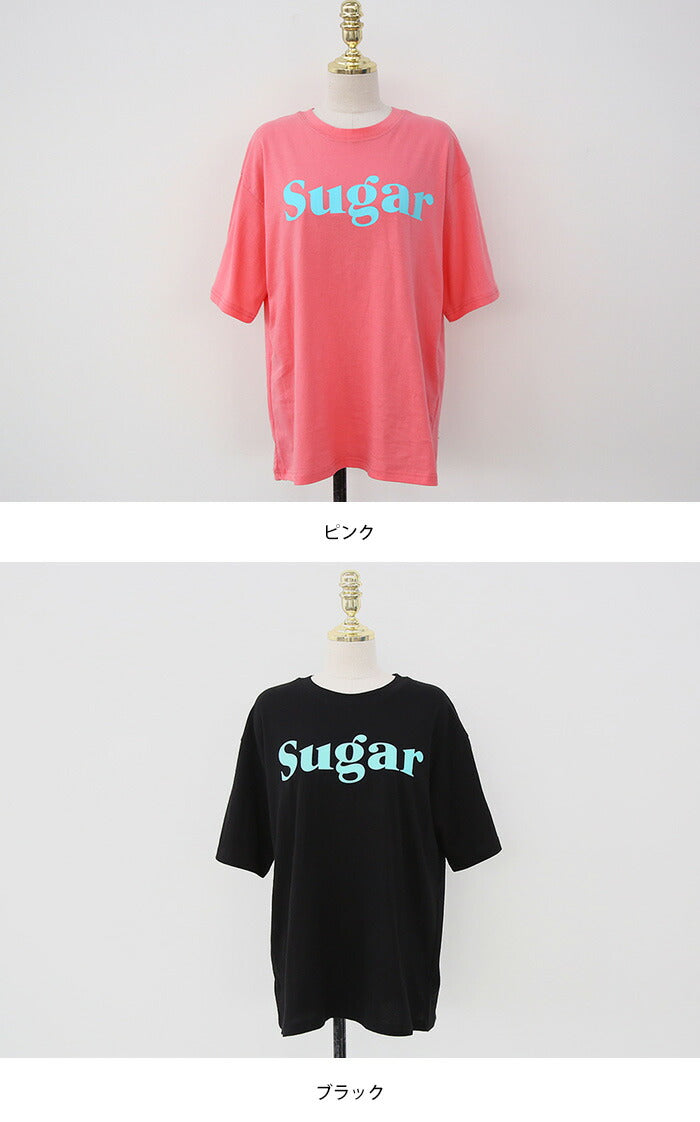 NANING9(ナンニング)Sugar半袖Tシャツ