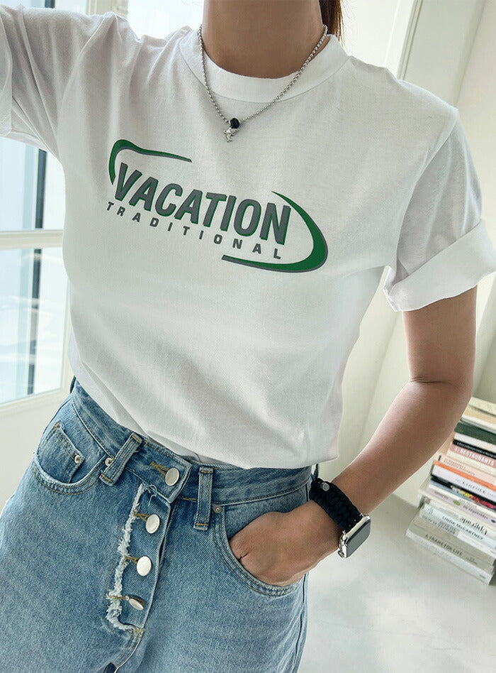 NANING9(ナンニング)VACATIONＴシャツ