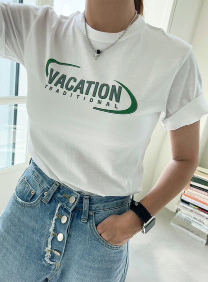 NANING9(ナンニング)VACATIONＴシャツ