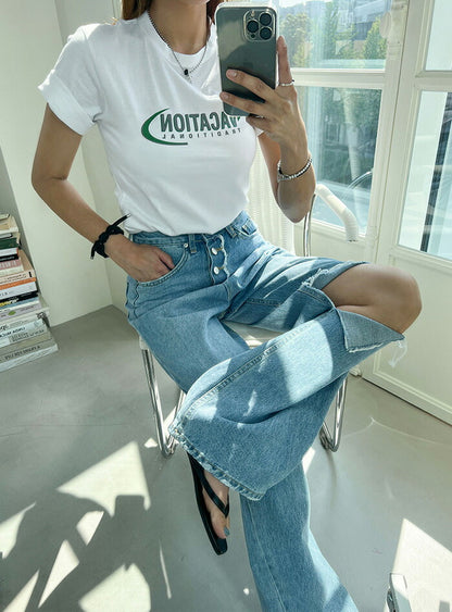 NANING9(ナンニング)VACATIONＴシャツ