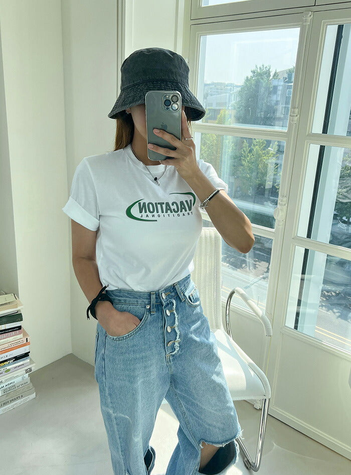 NANING9(ナンニング)VACATIONＴシャツ