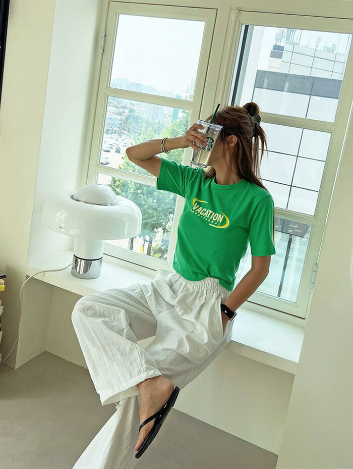 NANING9(ナンニング)VACATIONＴシャツ