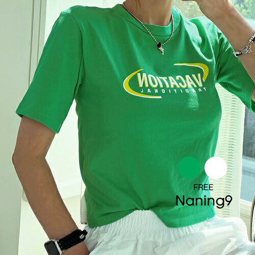 NANING9(ナンニング)VACATIONＴシャツ