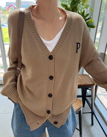 NANING9(ナンニング)センピオ オーバーサイズ ニット カーディガン