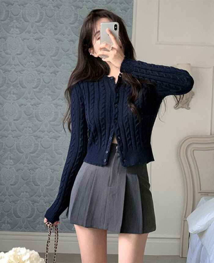 Secon'de secon(セカンドセカン)リバーツイスト cardigan