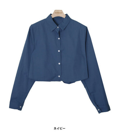 SHOPPERLAND(ショッパーランド)Standard Crop Long Sleeve Shirt