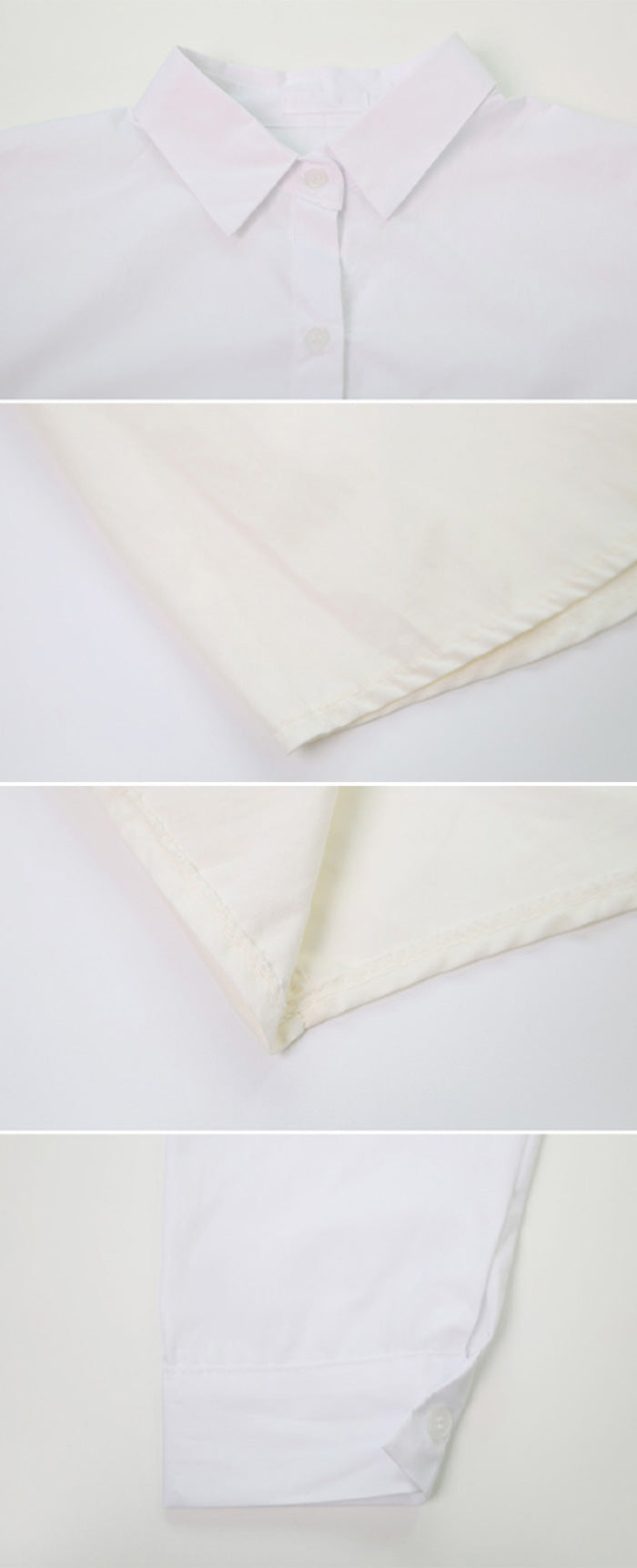 SHOPPERLAND(ショッパーランド)Standard Crop Long Sleeve Shirt