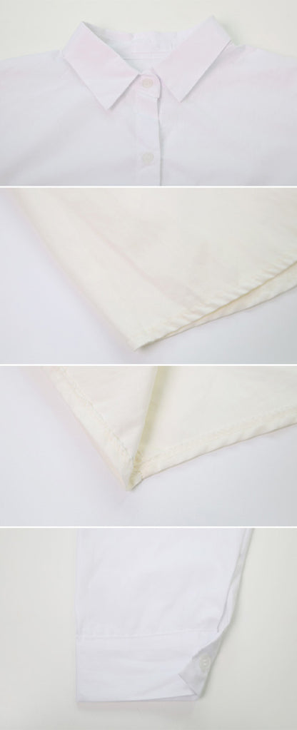 SHOPPERLAND(ショッパーランド)Standard Crop Long Sleeve Shirt