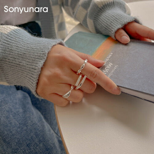 ■SONYUNARA(ソニョナラ)3セットシルバーリング