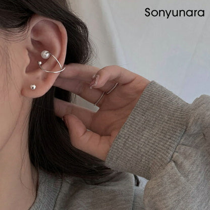 ■SONYUNARA(ソニョナラ)パールポイントイヤーカフ