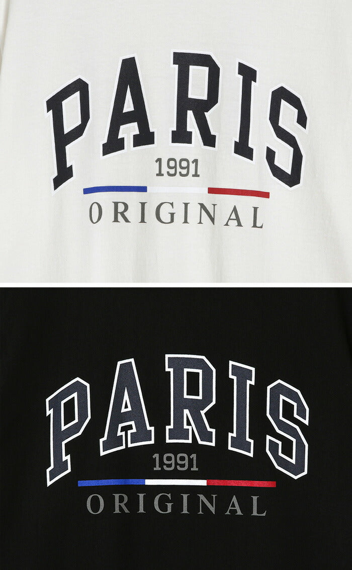 SONYUNARA(ソニョナラ)PARIS英文プリントTシャツ