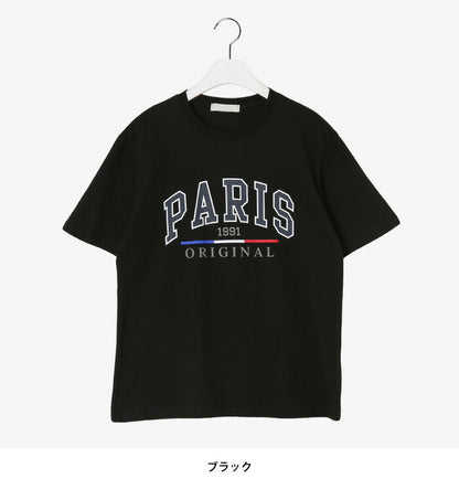 SONYUNARA(ソニョナラ)PARIS英文プリントTシャツ