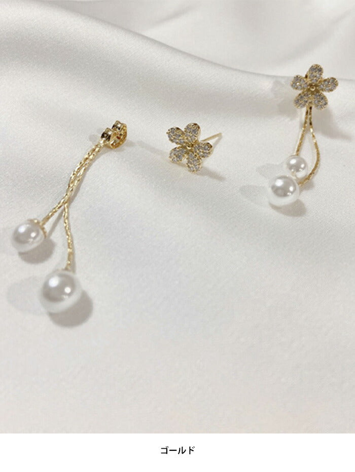SONA(ソナ)フラワーパールピアス