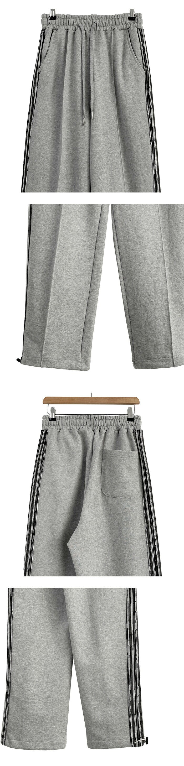 ULAN(ユーラン)(UNISEX) ラインストリングパンツ