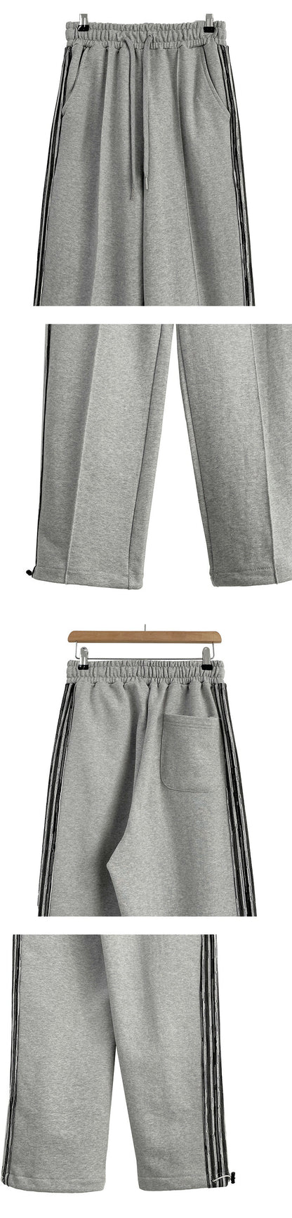 ULAN(ユーラン)(UNISEX) ラインストリングパンツ