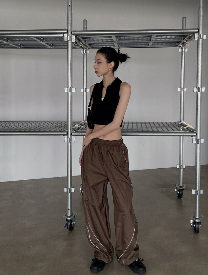 ULAN(ユーラン)(UNISEX) カービーシャインパイピングパンツ